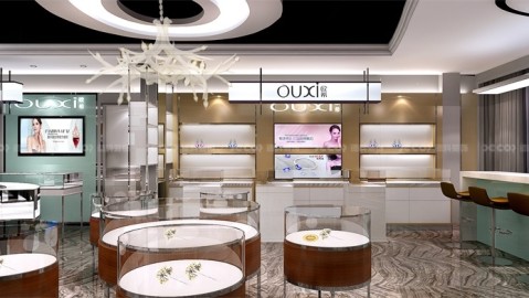 15年经验：这样设计珠宝店装修方案，4000K+1.2m通道至少省20%预算