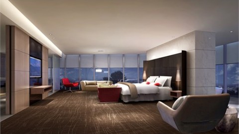 去风格化+高坪效：一套让运营总监点头的商务酒店设计方案